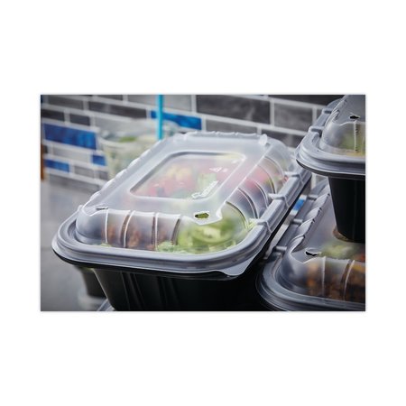 Pactiv Evergreen EarthChoice Entree2Go Takeout Container Vented Lid, 8.67 x 5.75 x 0.98, Clear, PK300, 300PK YCNV9X6PPDL
